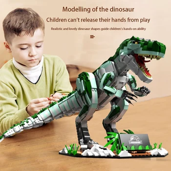 Blokai SS High-Tech Modelis Plytos Dinozaurų Plytų Suderinama LEGO 