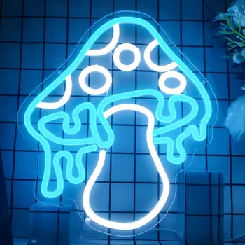 Grybų Mielas Neoninis Ženklas Užsakymą Led Neon Light Vestuvių Dekoravimas Miegamųjų Namo Parduotuvė Sienos Santuokos Šaliai Dekoro